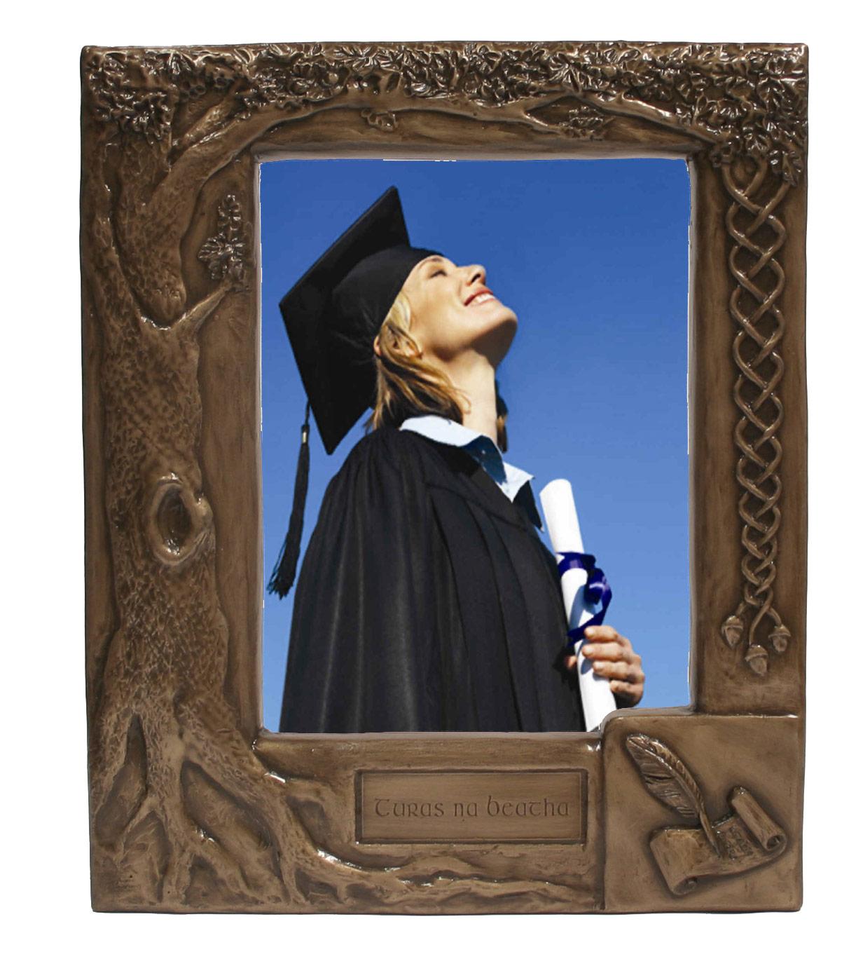 Personalized Bronze Graduation Photo Frame