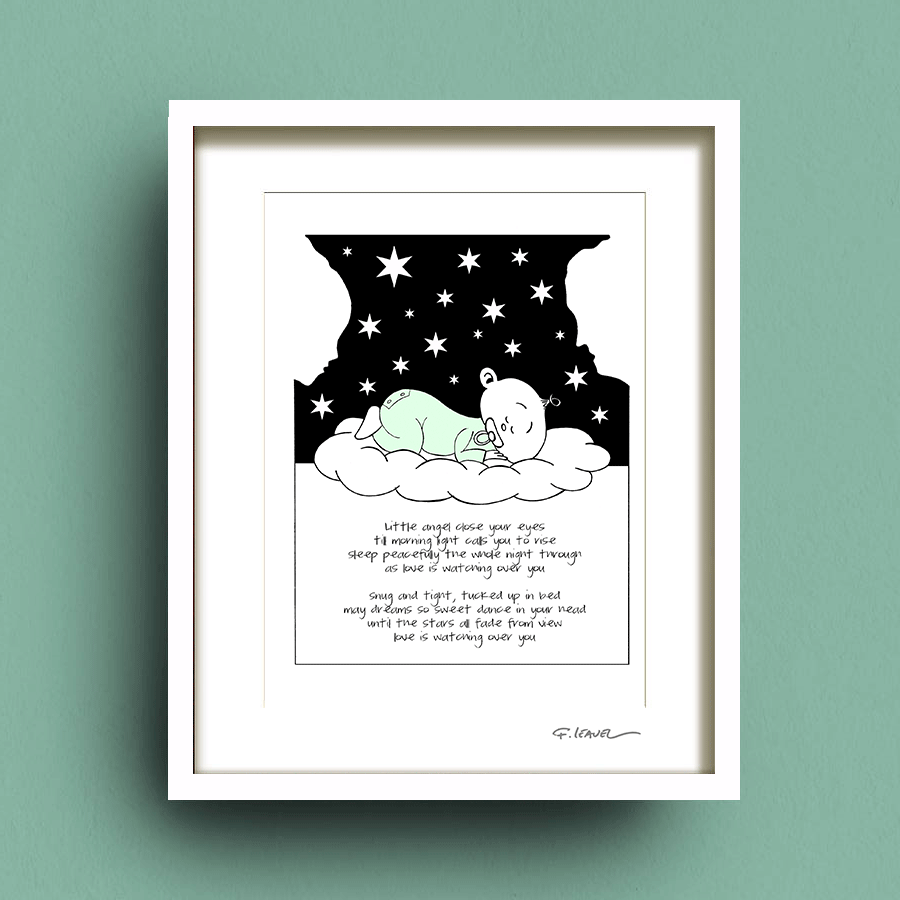 Watching Over You Framed Print