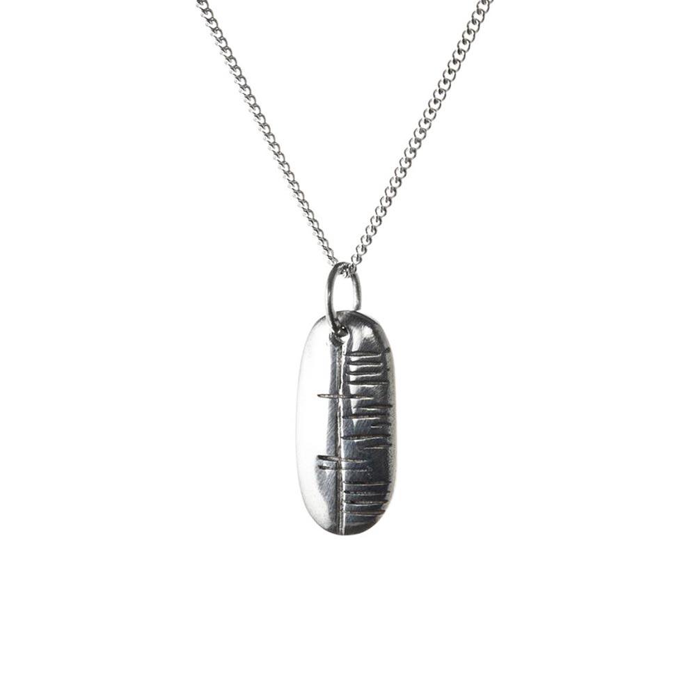 Grá – Love Ogham Silver Pendant