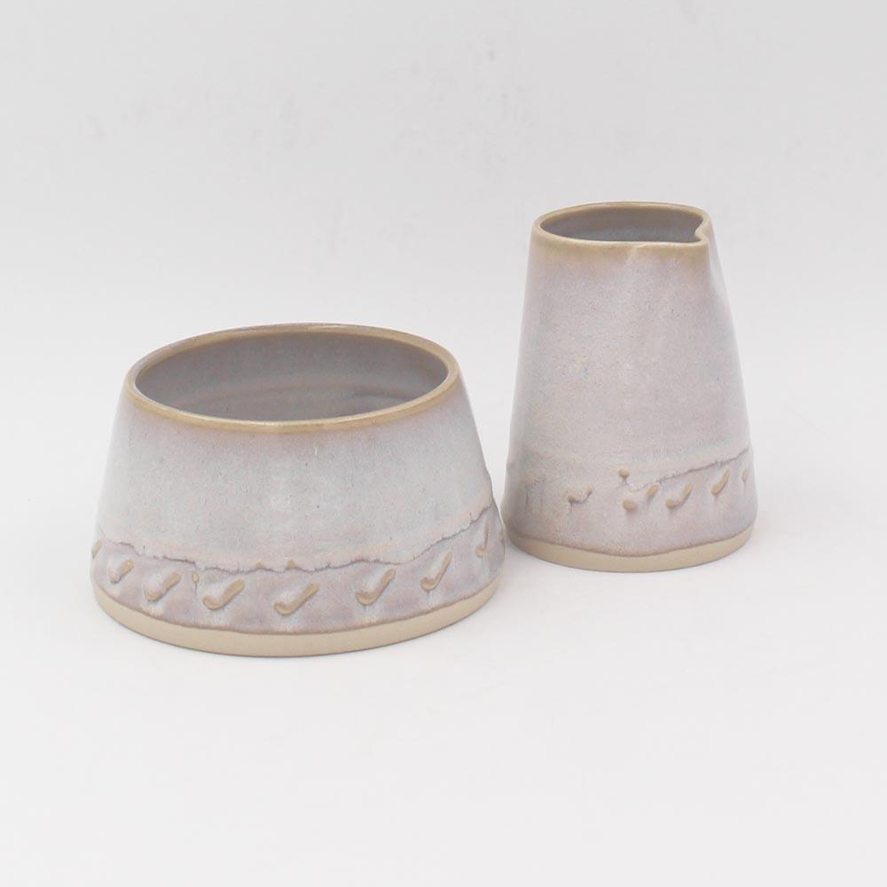 Creamer & Sugar Set Irish Pottery view 5