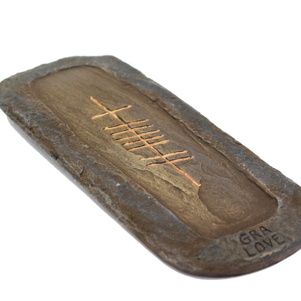 Grá-Love Ogham Style Wall Hanging (Small) view 2
