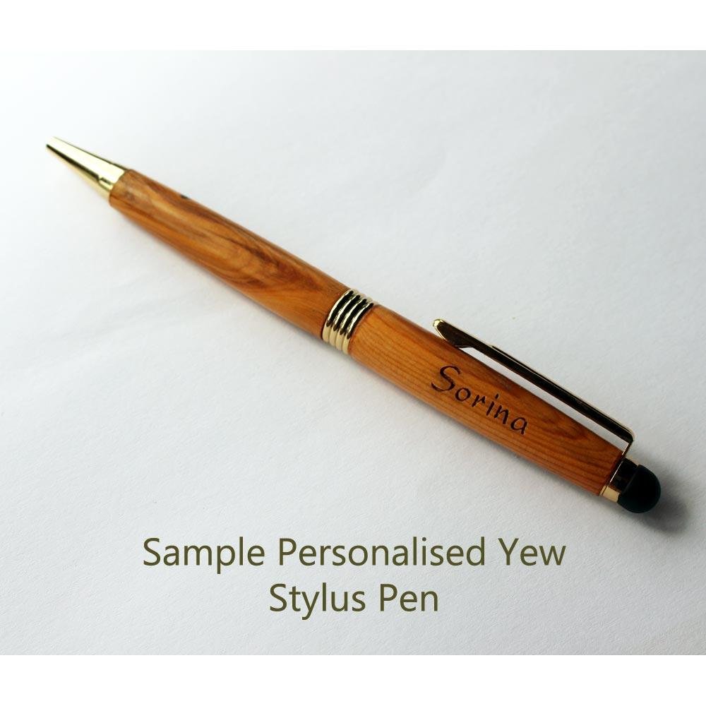 Personalised Wooden Pen view 2