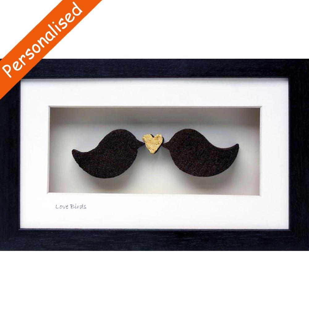 ‘Love Birds’ Framed Irish Turf Carvings view 4