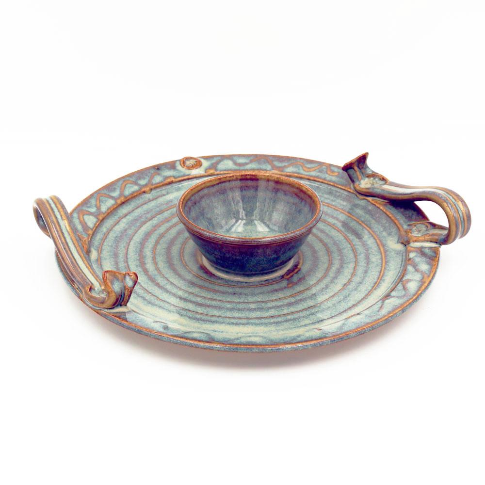 Glás Celtic Pottery Party Plate view 3