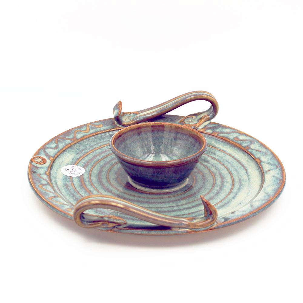 Glás Celtic Pottery Party Plate view 2