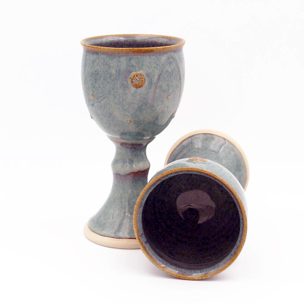 Glás Celtic Pottery Goblets set of 2 view 2