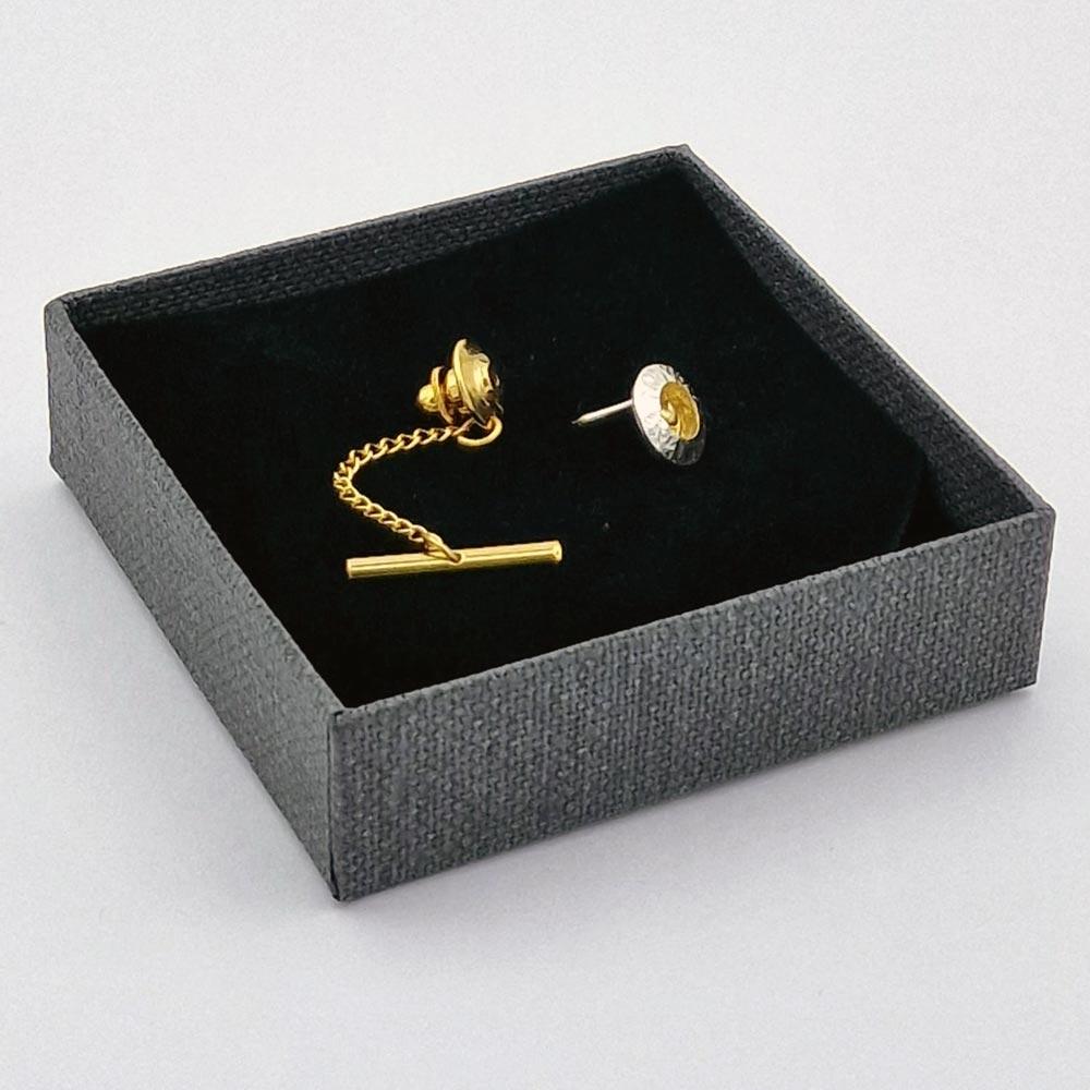 Irish Heart Tie Tack view 2