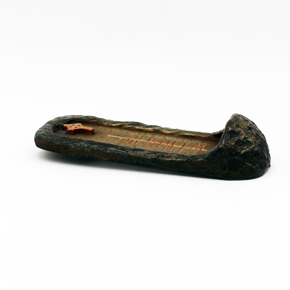 Holy Water Font Ogham Style view 3