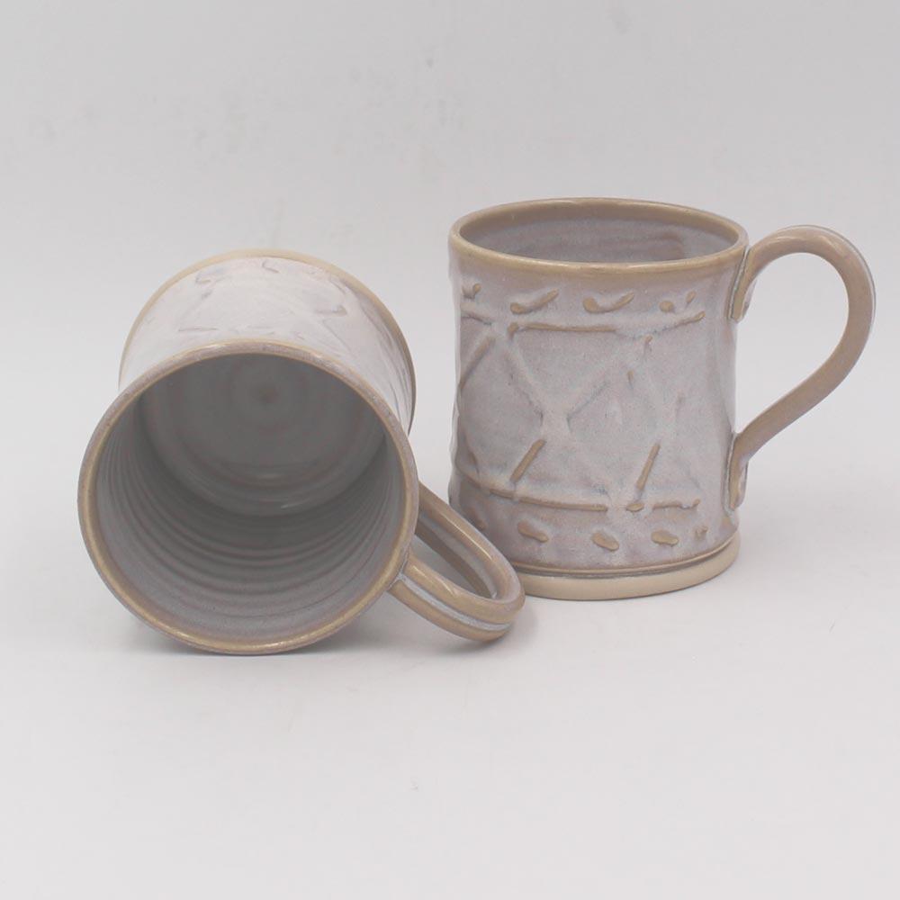 Mugs Set of 2 Irish Pottery view 2