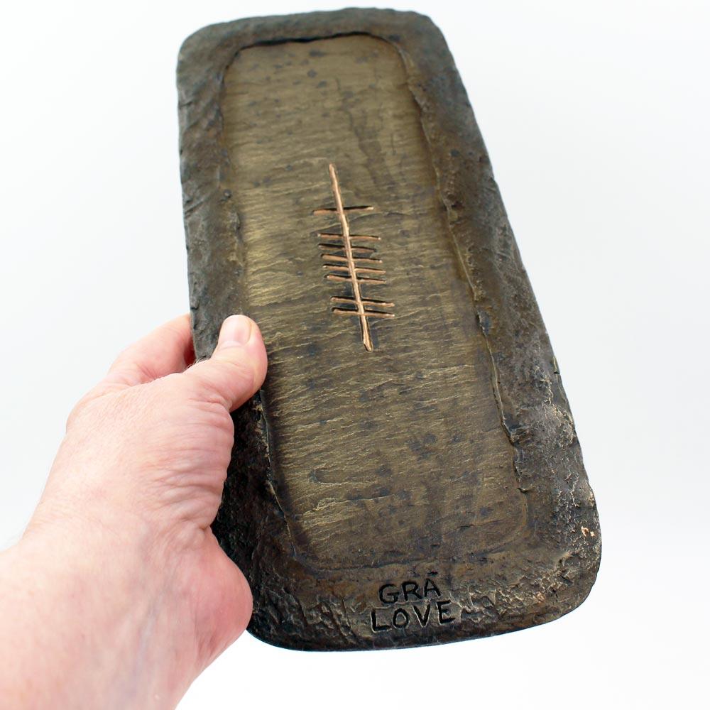 Grá-Love Ogham Style Wall Hanging (Large) view 2