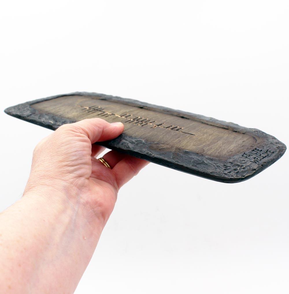 Fáilte-Welcome Ogham Style Wall Hanging (Large) view 4
