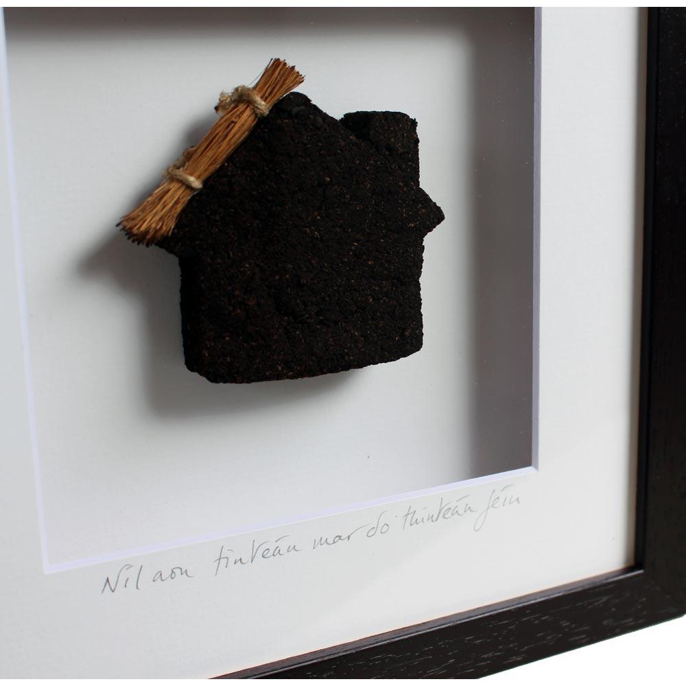 ‘Níl Aon Tinteán’ Framed Irish Turf Carvings view 3
