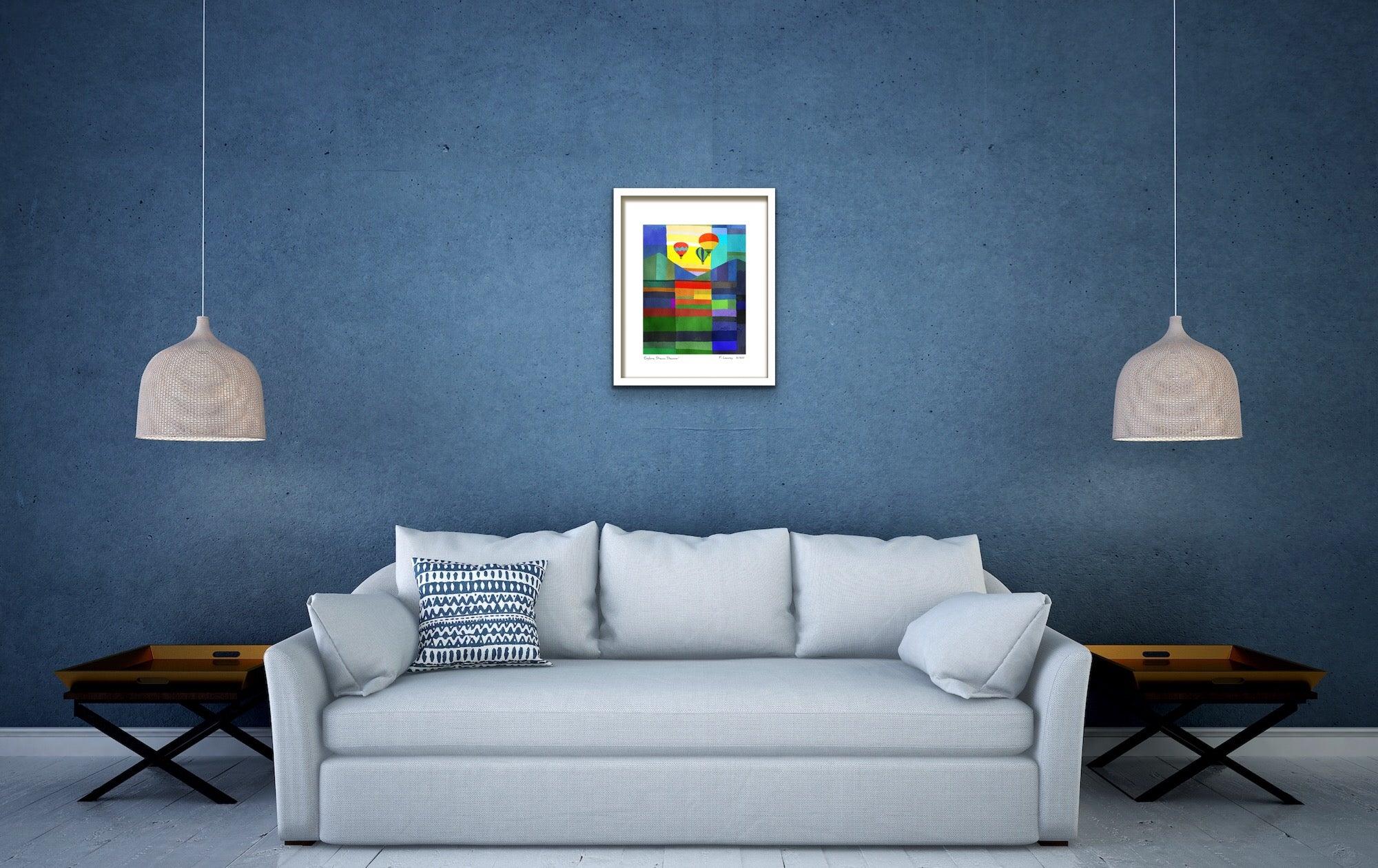 ‘Explore Dream Discover’ Framed Print view 3
