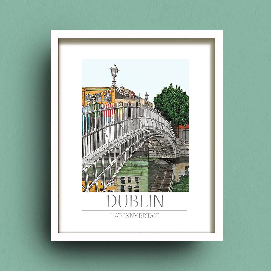 Ha’penny Bridge Dublin Framed Print