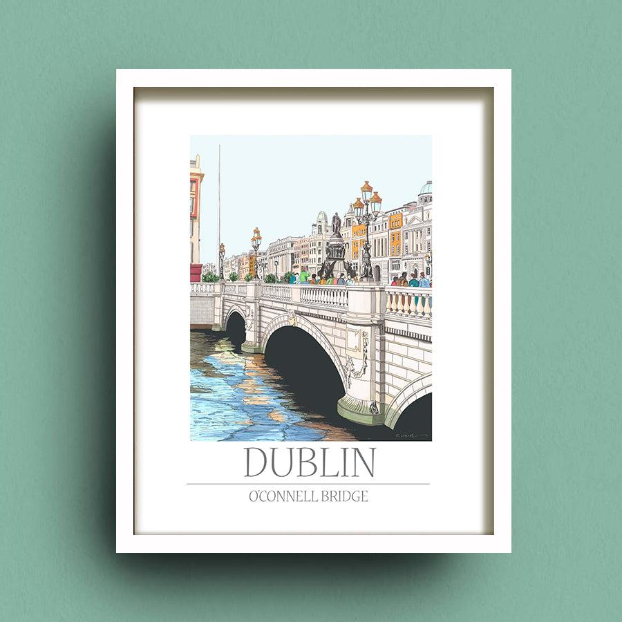 O’Connell Bridge Dublin Framed Print