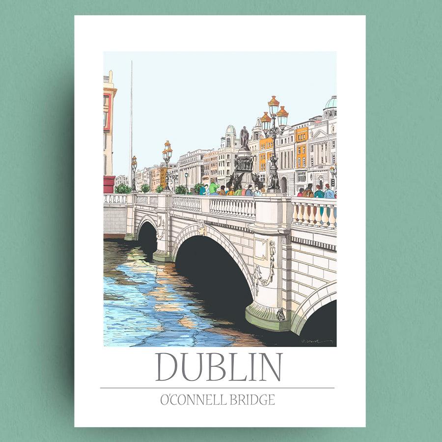 O’Connell Bridge Dublin Framed Print view 2