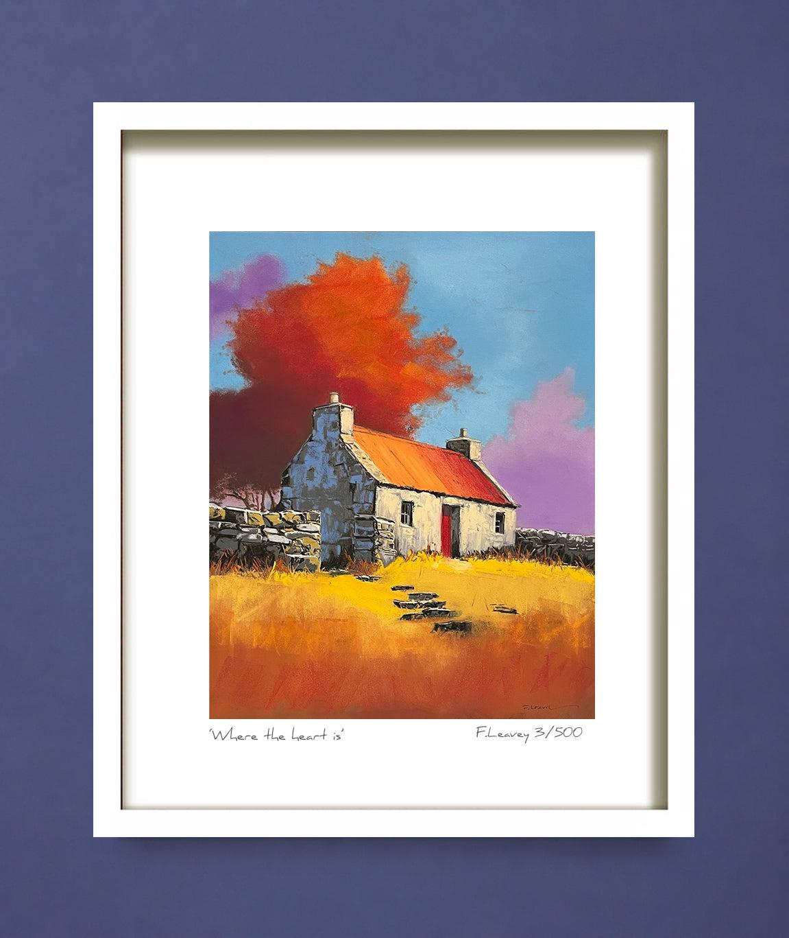 ‘Where the Heart is’ Framed Print