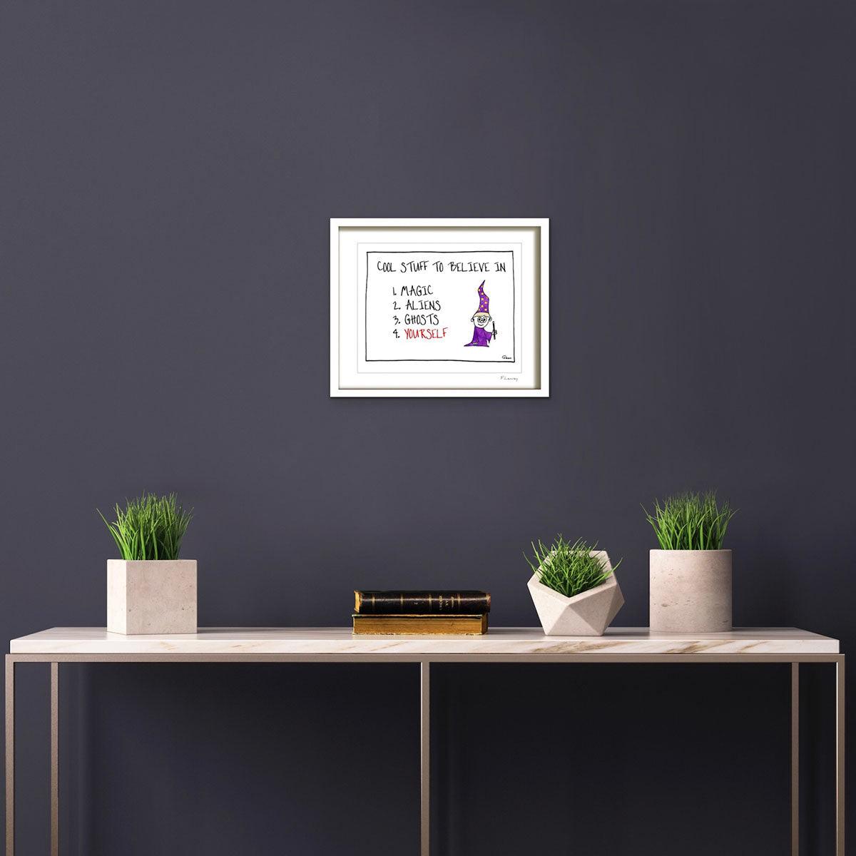 Wizard Cool Stuff Framed Print view 4