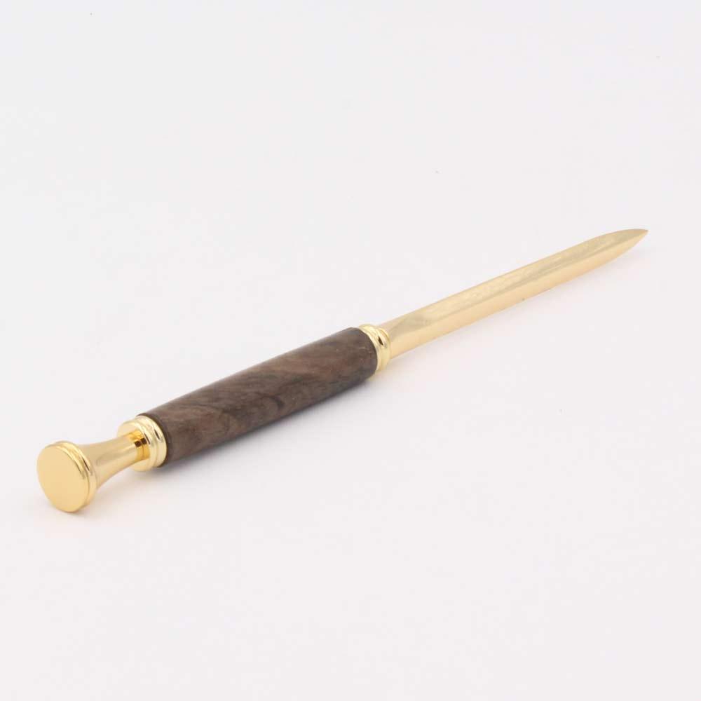 Bog Oak Pen & Letter Opener with Personalised Pen Box view 4