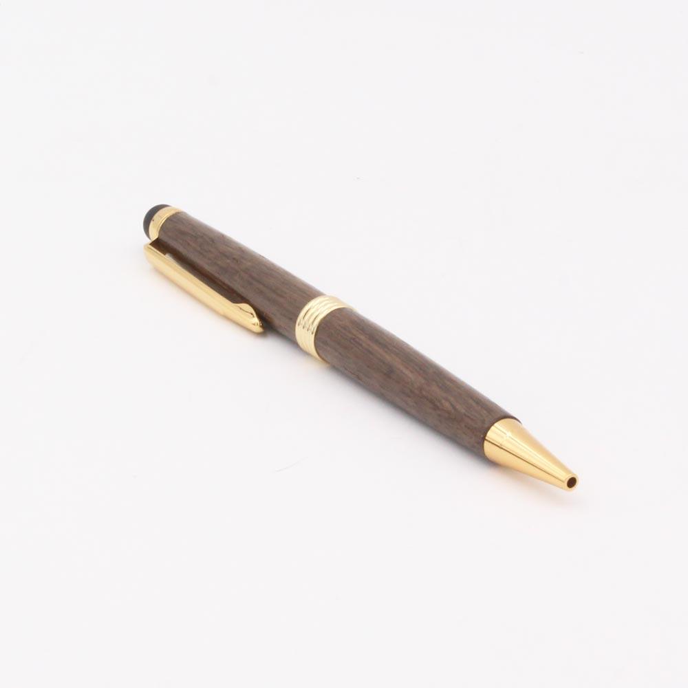 Bog Oak Wooden Stylus Pen with Personalised Pen Box view 3