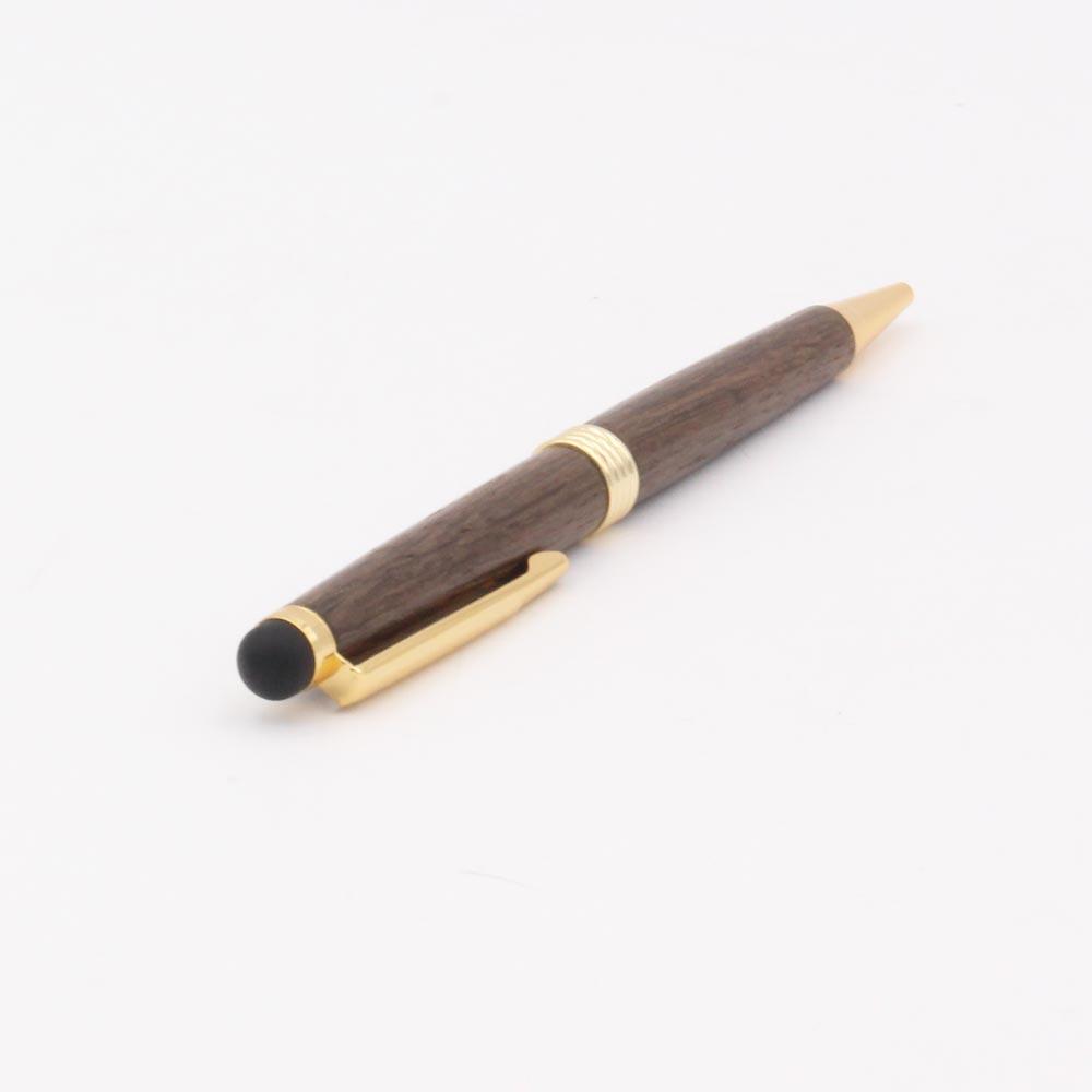 Bog Oak Wooden Stylus Pen with Personalised Pen Box view 4