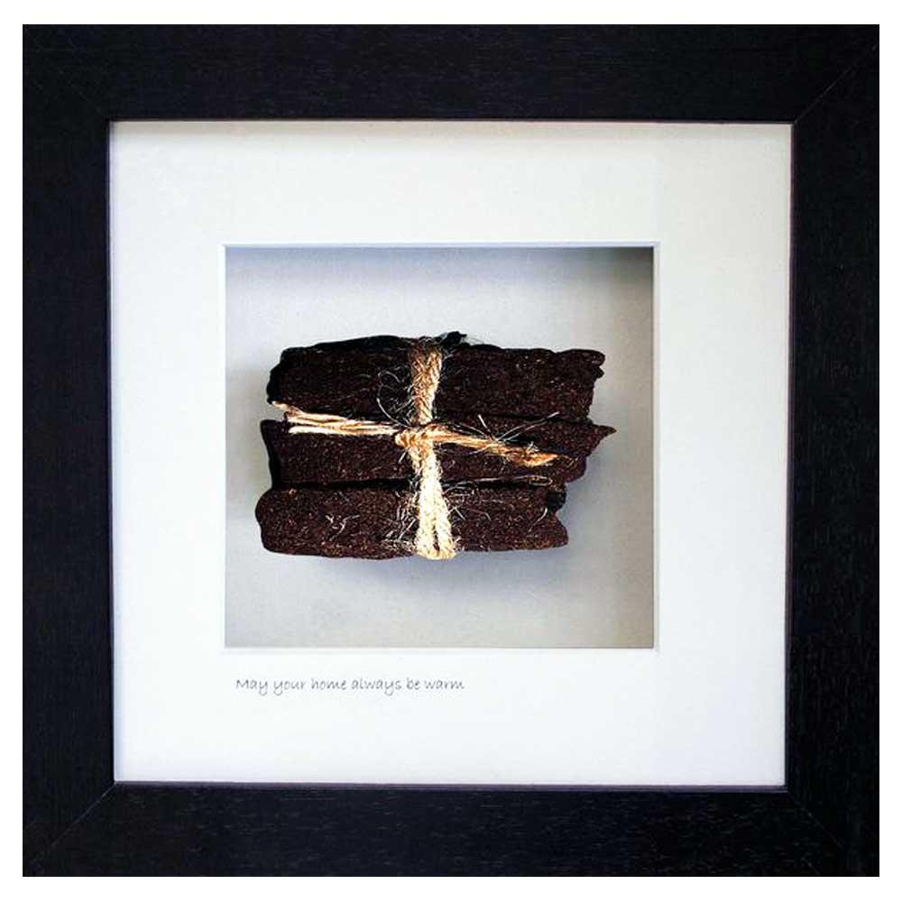 ‘Home Turf’ Framed Irish Turf Carvings
