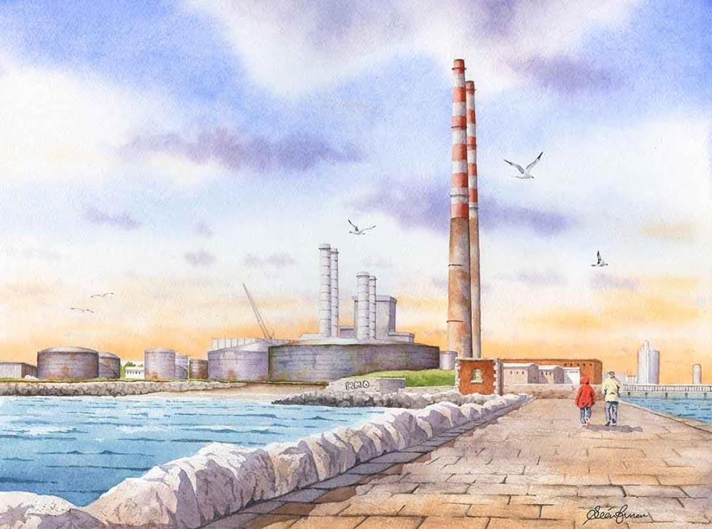 The Pigeon House, Dublin Limited Edition Print