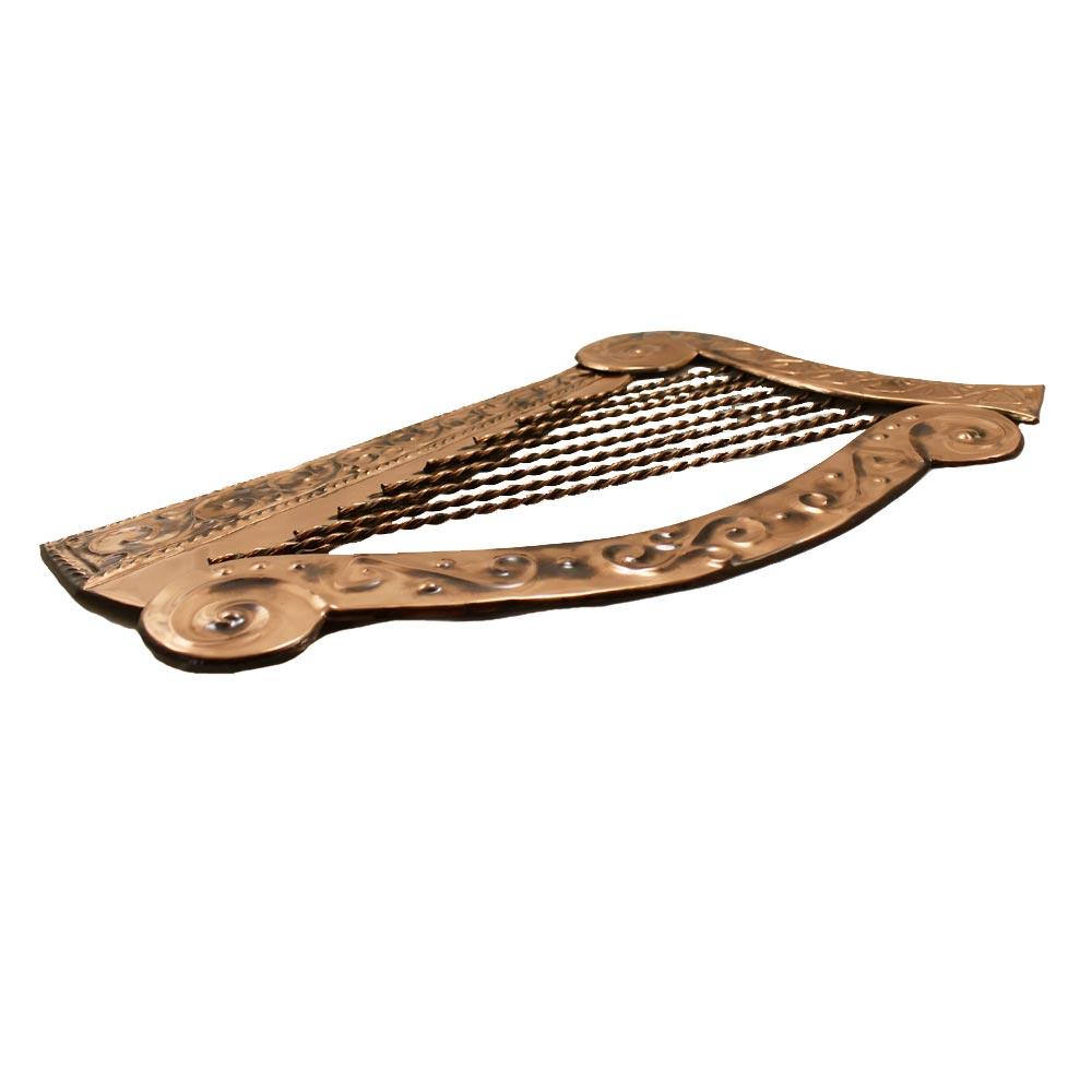 Irish Harp Copper Wall Art view 3