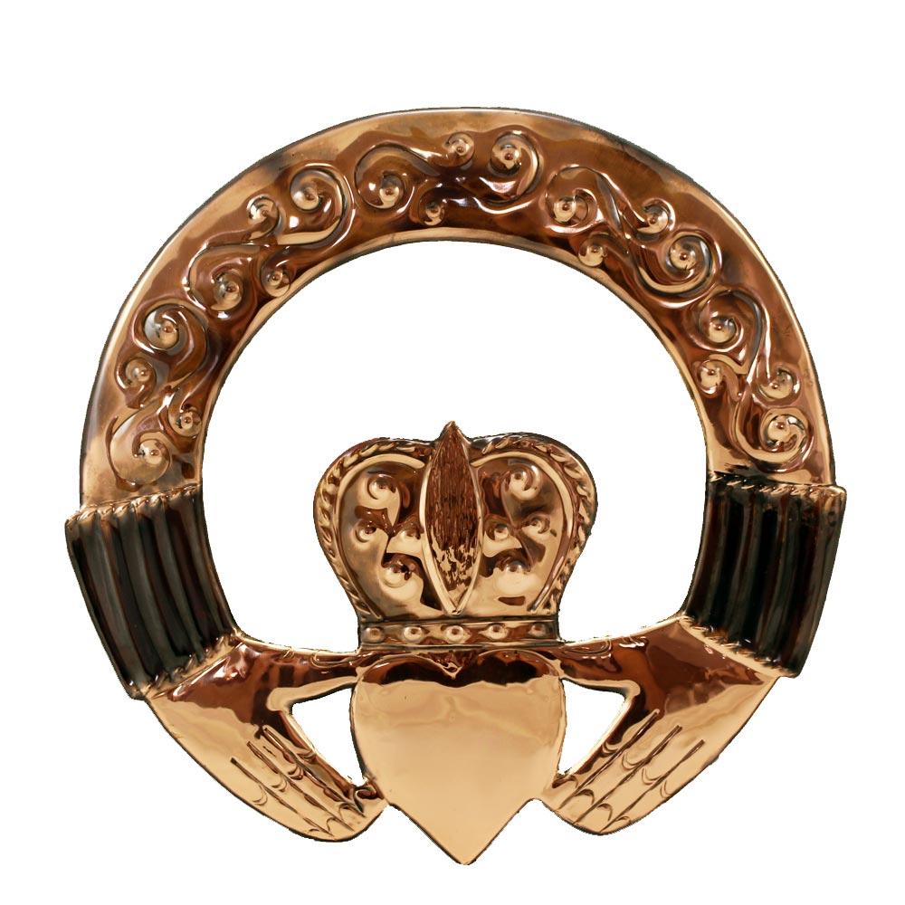 Claddagh Ring Copper Wall Art