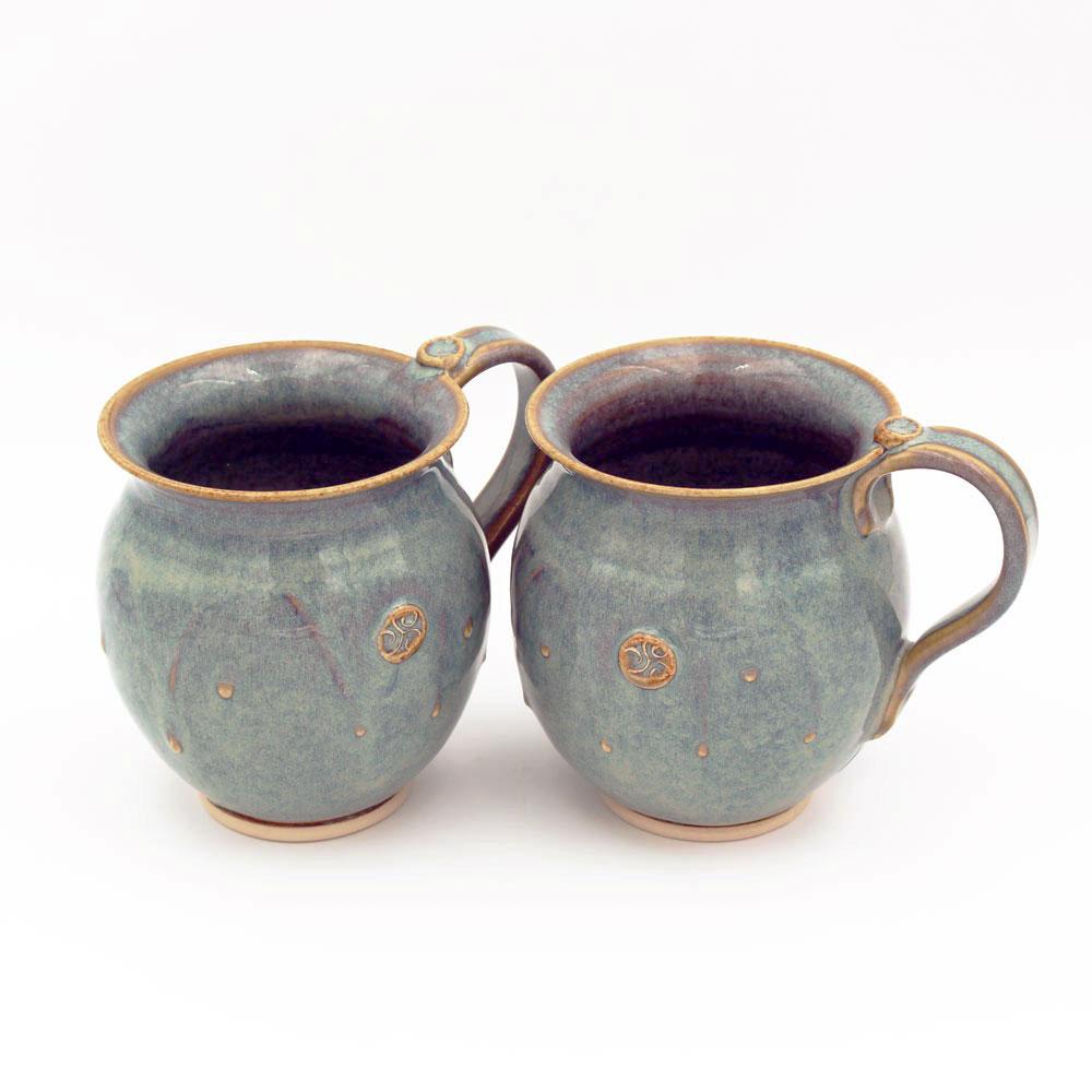 Glás Celtic Pottery Mugs set of 2 (Round) view 3