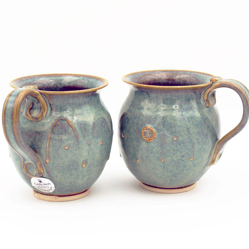 Glás Celtic Pottery Mugs set of 2 (Round) view 2