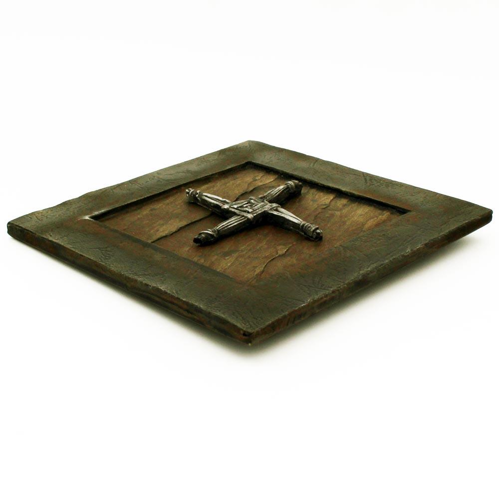 St Brigids Cross Plaque view 2