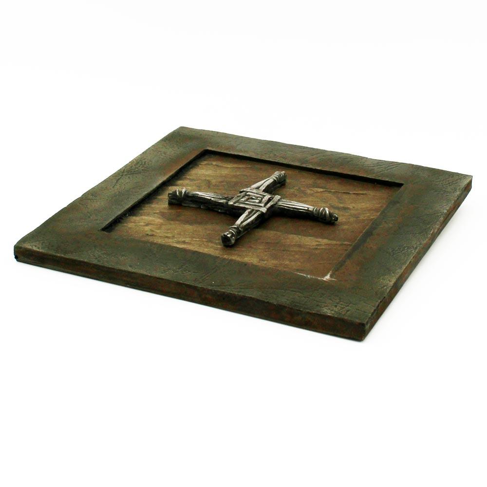 St Brigids Cross Plaque view 3