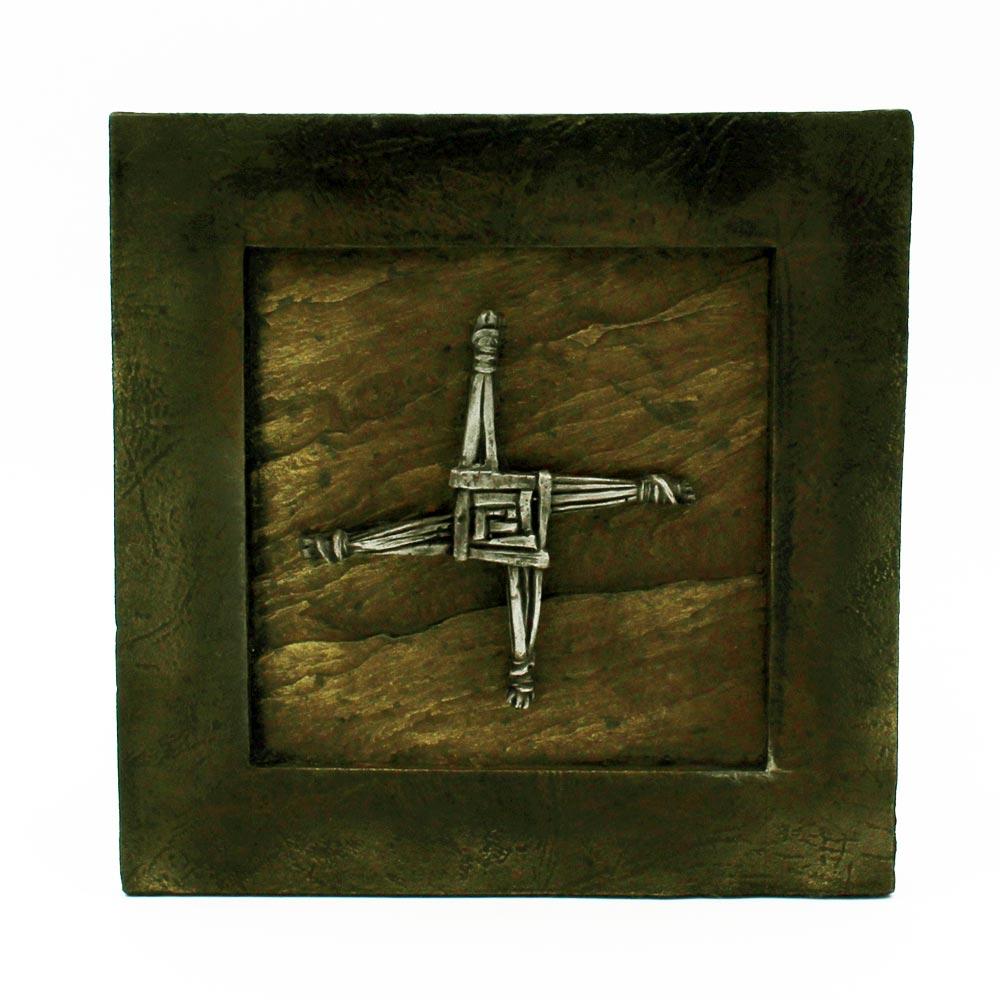 St Brigids Cross Plaque