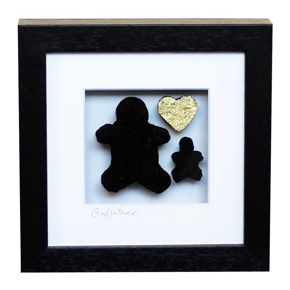 Godfather Framed Irish Turf Carvings