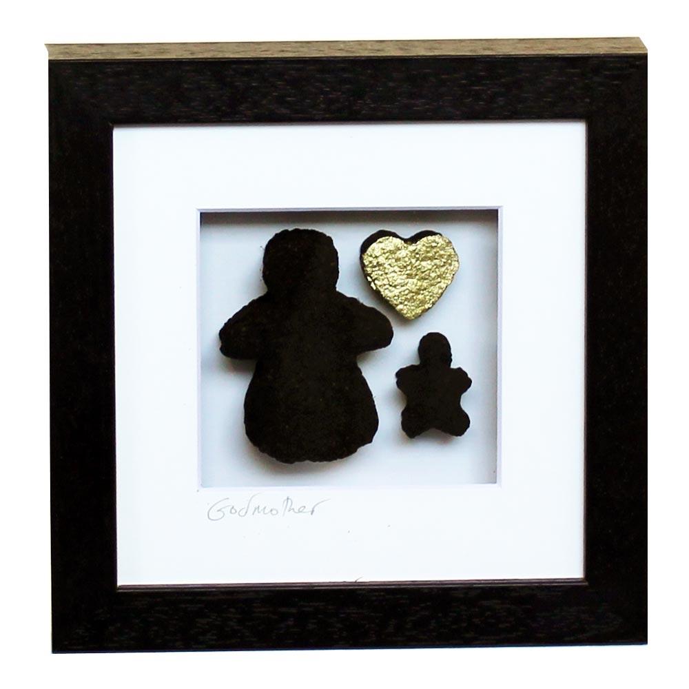 Godmother Framed Irish Turf Carvings