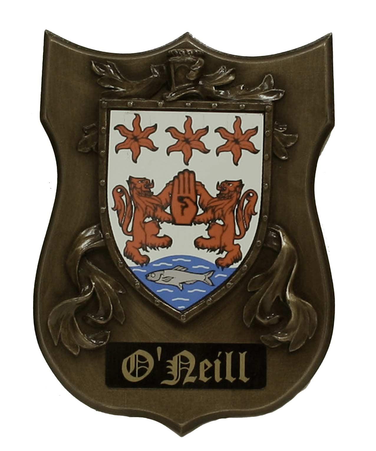 Single Coat of Arms Bronze Plaque