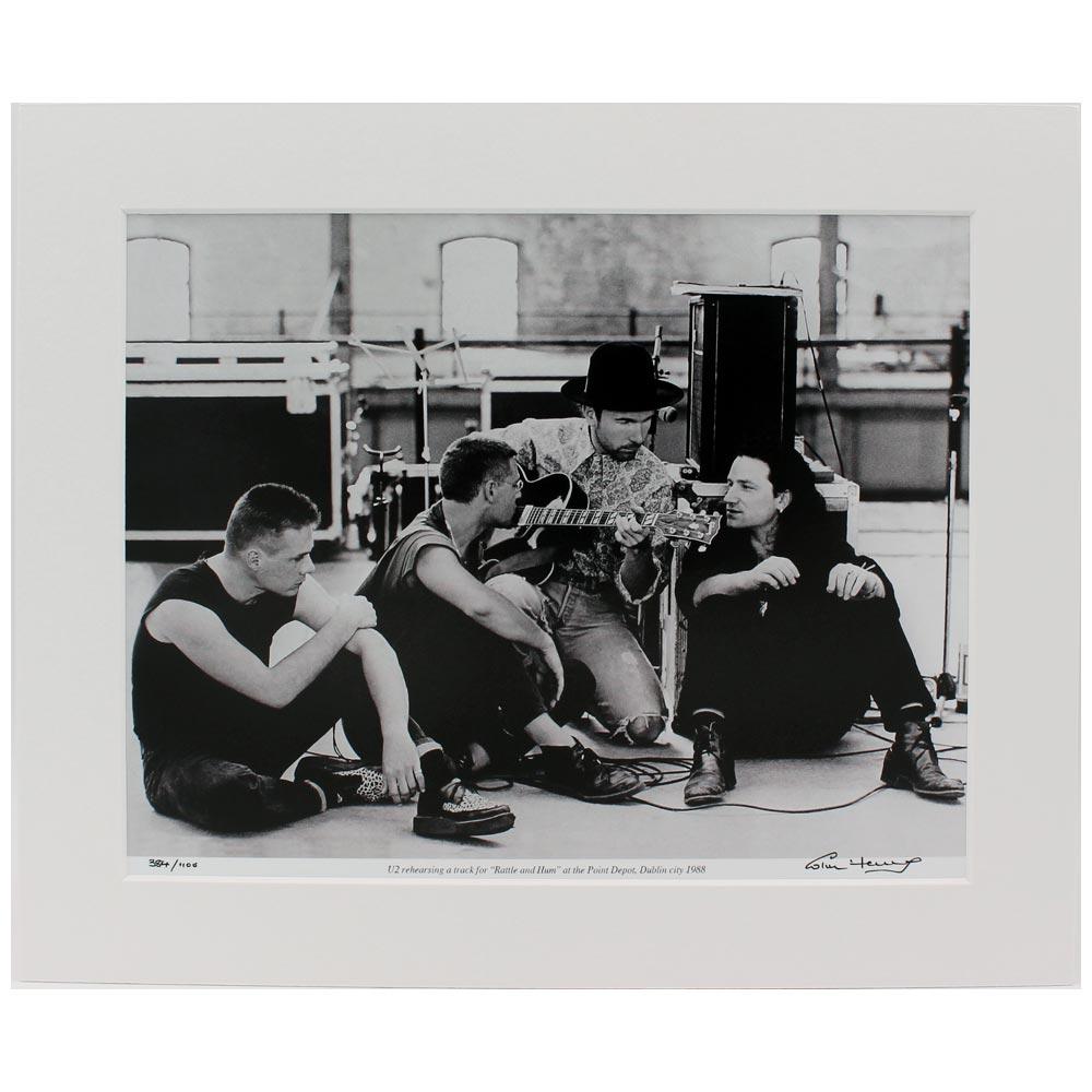 U2 Rattle & Hum Mounted Photo
