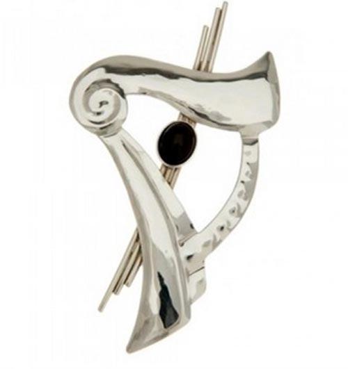 Large Harp Brooch