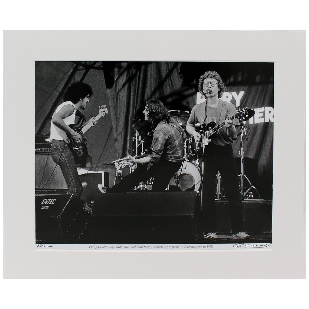 Rory, Phil & Paul Mounted Photo