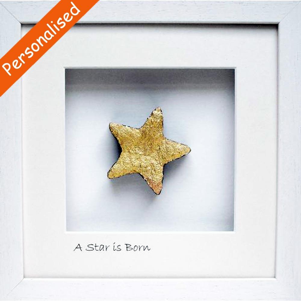 ‘A Star is Born’ Framed Irish Turf Carvings