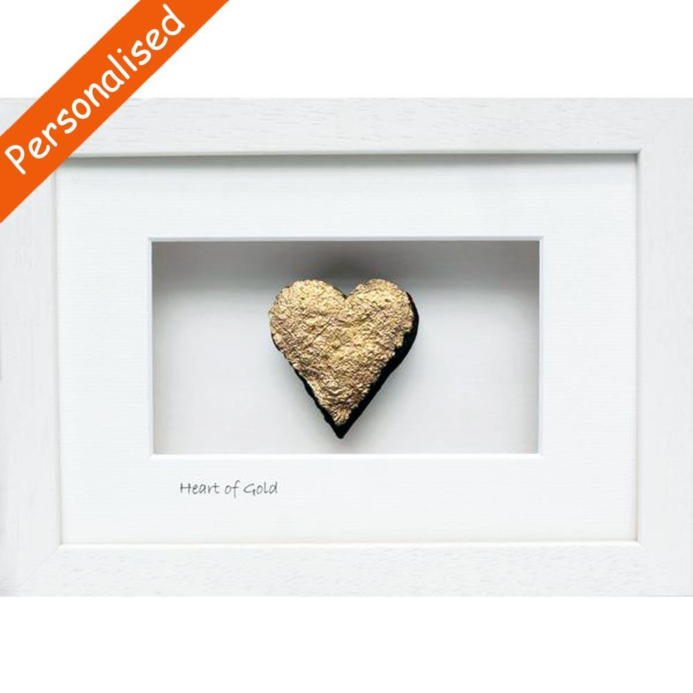 ‘Heart of Gold’ Framed Irish Turf Carvings