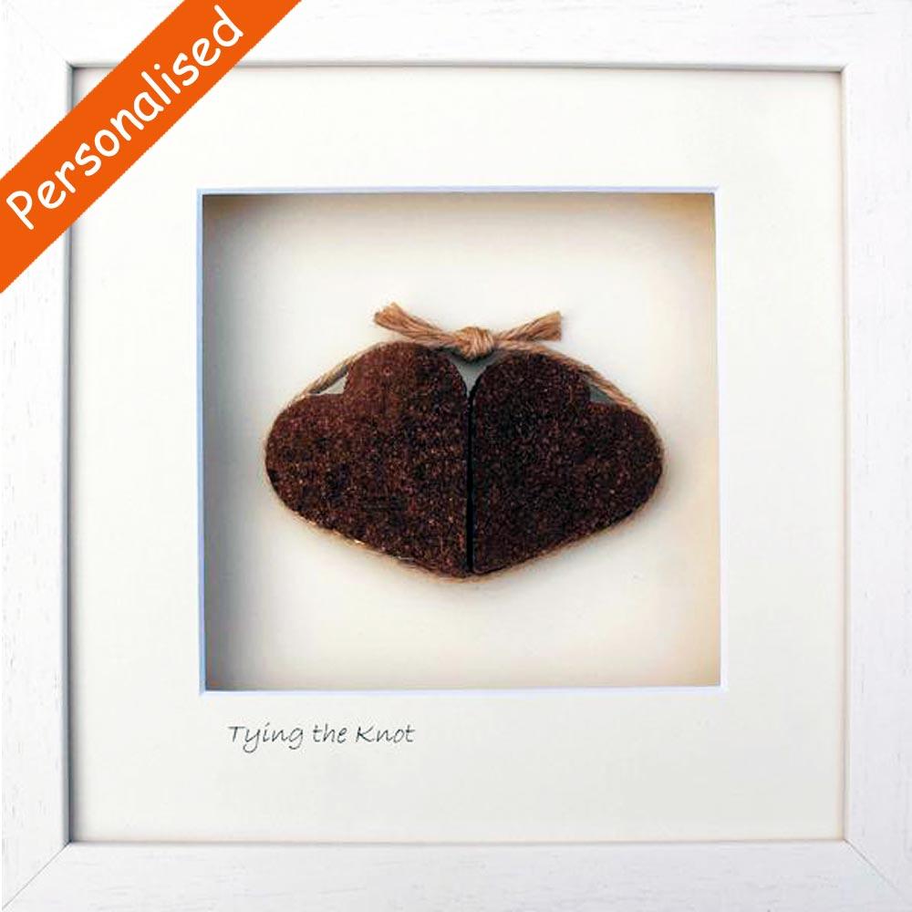 ‘Tying the Knot’ Framed Irish Turf Carvings