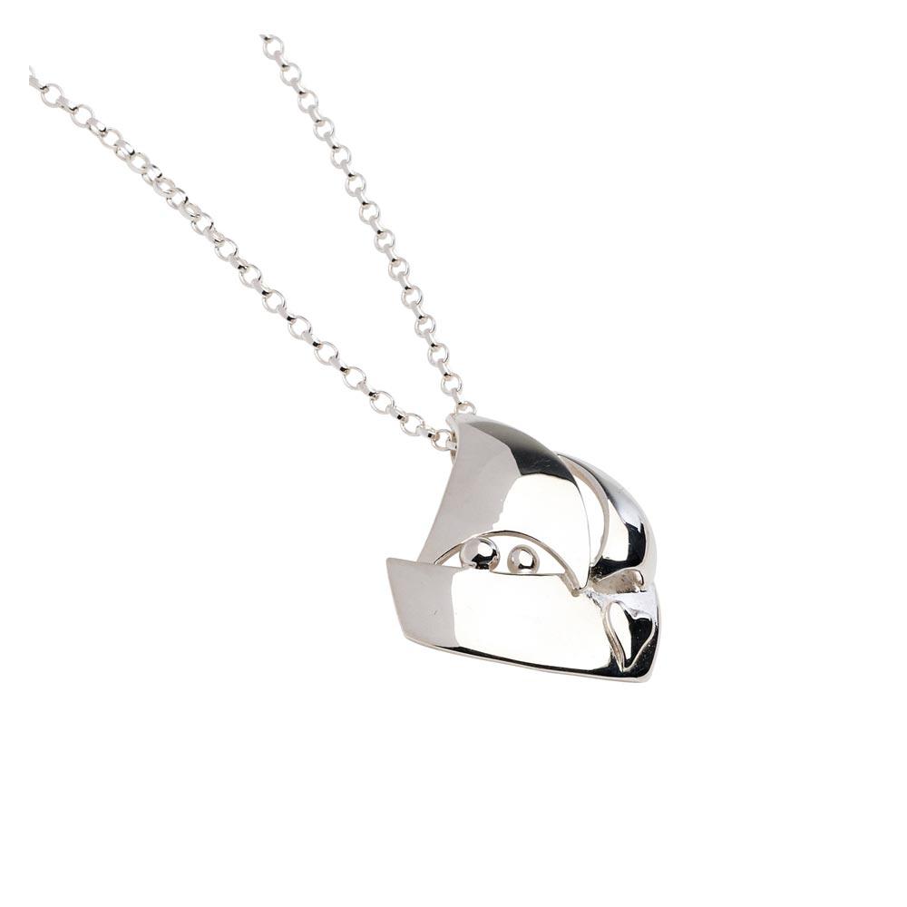 Voyage Small Silver Pendant