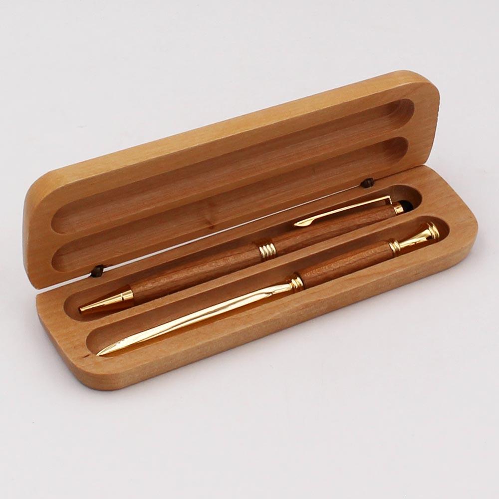 Cherry Wooden Pen & Letter Opener Gift Set