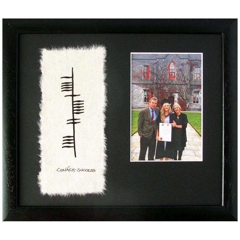 Graduation Ogham Style Photo Frame