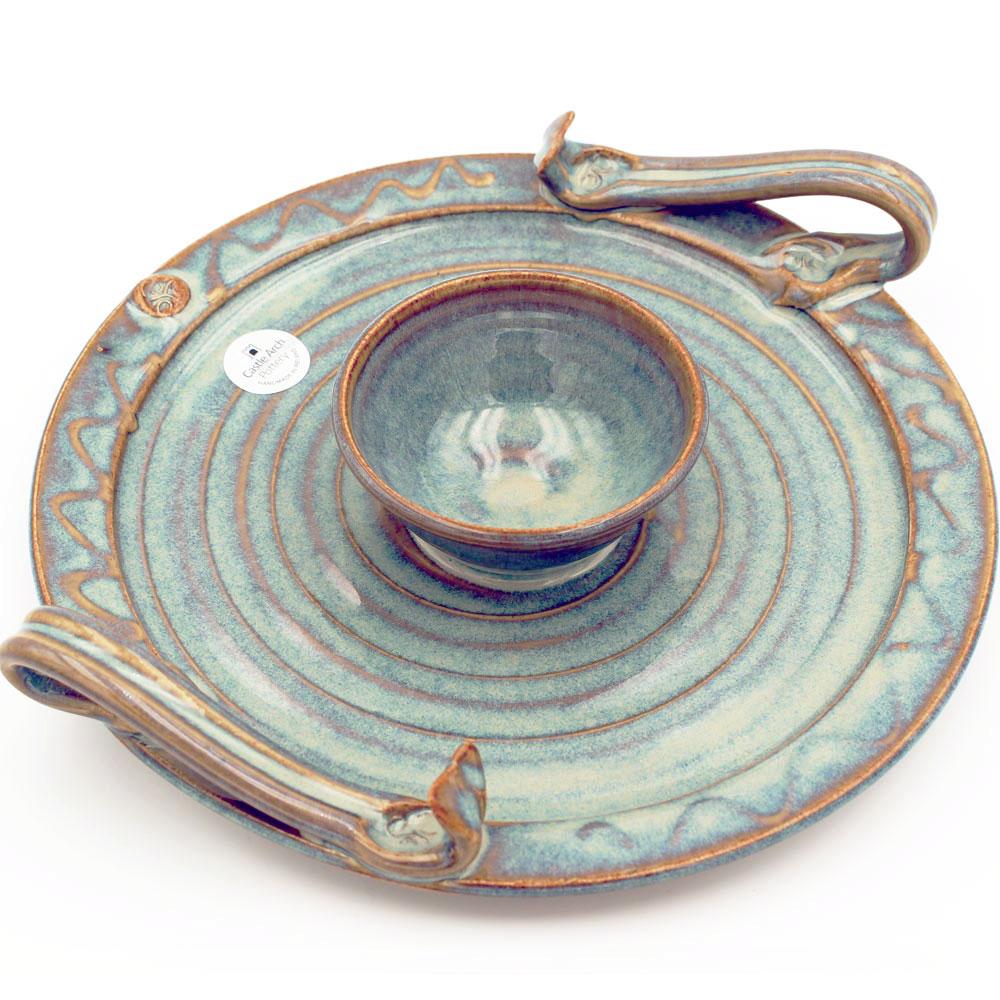 Glás Celtic Pottery Party Plate