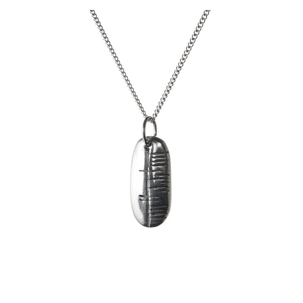 Happiness-Sonas Ogham Silver Pendant
