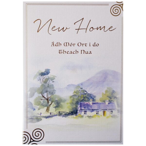 New Home Greeting Card, perfect Irish housewarming card