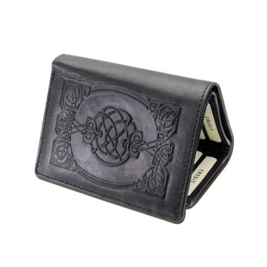 Sean Tri Fold Leather Wallet, quality black wallet, made in Ireland